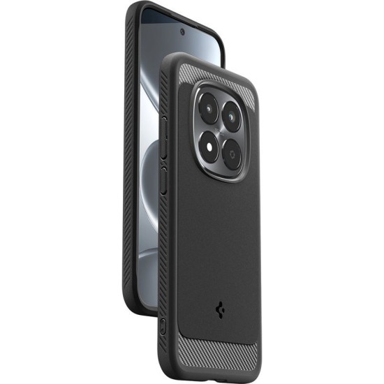 Husă Spigen Rugged Armor pentru Xiaomi Redmi Note 15 Pro 5G, Matte Black (Redmi Note 15 Pro, ACS10460) by www.silkase.ro