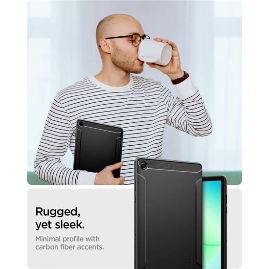 Husa Samsung Galaxy Tab A11+ (2025) Spigen Rugged Armor, Matte Black Husa Samsung Galaxy Tab A11+ (2025) Spigen Rugged Armor, Matte Black (Ingredi, ACS10463) by www.silkase.ro