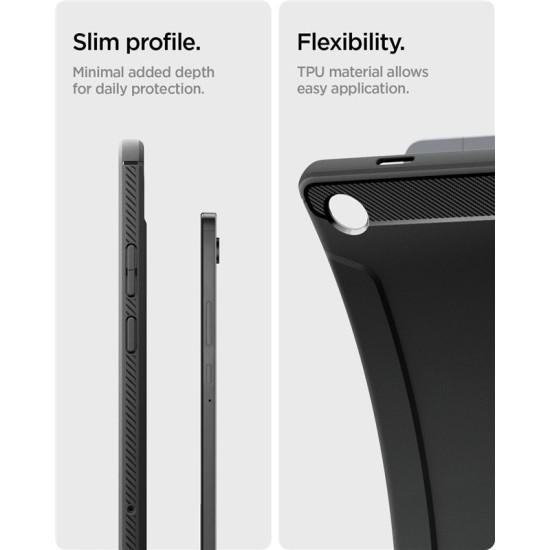 Husa Samsung Galaxy Tab A11+ (2025) Spigen Rugged Armor, Matte Black Husa Samsung Galaxy Tab A11+ (2025) Spigen Rugged Armor, Matte Black (Ingredi, ACS10463) by www.silkase.ro