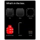Set 4 huse de protectie Spigen Tough Armor IP pentru AirTag, negre (Ingredi, ACS10464) by www.silkase.ro
