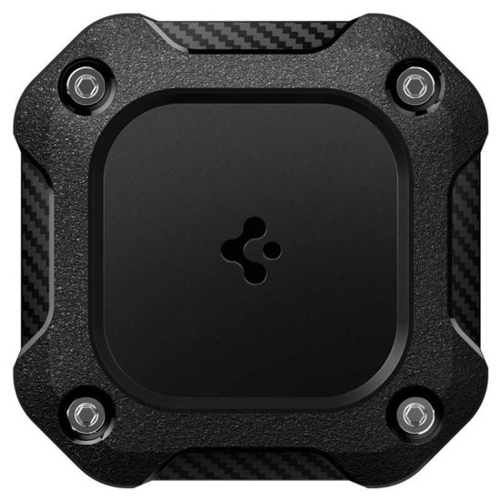 Set 4 huse de protectie Spigen Tough Armor IP pentru AirTag, negre (Ingredi, ACS10464) by www.silkase.ro