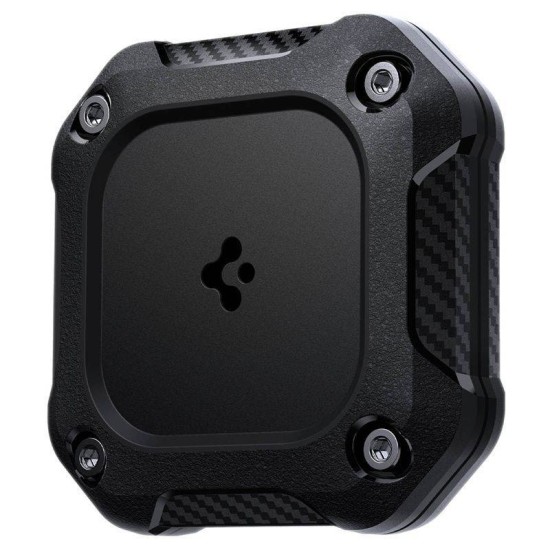 Set 4 huse de protectie Spigen Tough Armor IP pentru AirTag, negre (Ingredi, ACS10464) by www.silkase.ro