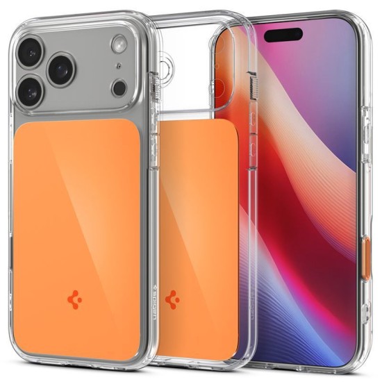 Husa de protectie Spigen Ultra Hybrid T MagSafe pentru iPhone 17 Pro, portocaliu lucios (Spigen, Ingredi) by www.silkase.ro Husa de protectie Spigen Ultra Hybrid T MagSafe pentru iPhone 17 Pro, portocaliu lucios (iPhone 17 Pro, ACS10477) by www.silkase.ro