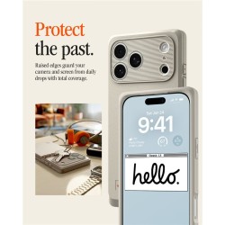Husă Spigen Classic LS MagSafe pentru iPhone 17 Pro Max, Stone