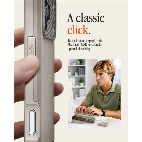 Husă Spigen Classic LS MagSafe pentru iPhone 17 Pro Max, Stone Husă Spigen Classic LS MagSafe pentru iPhone 17 Pro Max, Stone (iPhone 17 Pro Max, ACS10478) by www.silkase.ro