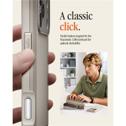 Husă Spigen Classic LS MagSafe pentru iPhone 17 Pro, Stone Husă Spigen Classic LS MagSafe pentru iPhone 17 Pro, Stone