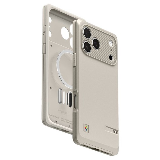 Husă Spigen Classic LS MagSafe pentru iPhone 17 Pro, Stone Husă Spigen Classic LS MagSafe pentru iPhone 17 Pro, Stone (iPhone 17 Pro, ACS10479) by www.silkase.ro