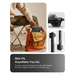 Husă Spigen Thin Fit 360 pentru Nintendo Switch 2, Frost Black