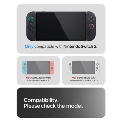 Husă Spigen Thin Fit 360 pentru Nintendo Switch 2, Frost Black