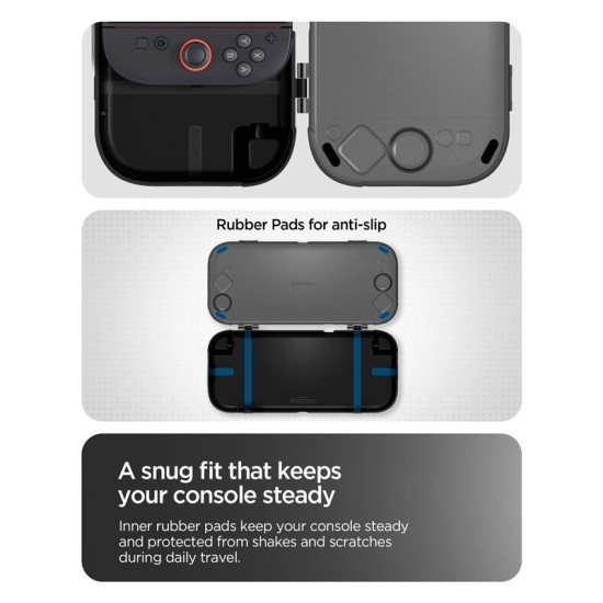 Husă Spigen Thin Fit 360 pentru Nintendo Switch 2, Frost Black Husă Spigen Thin Fit 360 pentru Nintendo Switch 2, Frost Black (Diverse accesorii, ACS10487) by www.silkase.ro