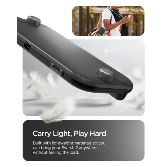 Husă Spigen Thin Fit 360 pentru Nintendo Switch 2, Frost Black Husă Spigen Thin Fit 360 pentru Nintendo Switch 2, Frost Black (Diverse accesorii, ACS10487) by www.silkase.ro