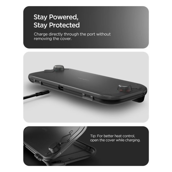 Husă Spigen Thin Fit 360 pentru Nintendo Switch 2, Frost Black Husă Spigen Thin Fit 360 pentru Nintendo Switch 2, Frost Black (Diverse accesorii, ACS10487) by www.silkase.ro