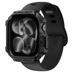 SPIGEN Carcasă Protecție Rugged Armor 2 Apple Watch 42/41/40/38mm (Seria 11/SE), Negru Mat