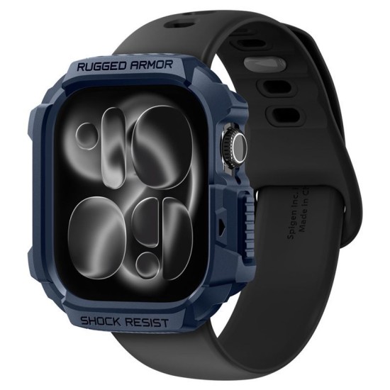 SPIGEN Carcasă Protecție Rugged Armor 2 Apple Watch 42/41/40/38mm (Seria 11/SE), Bleumarin (Audi, ACS10492) by www.silkase.ro