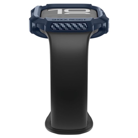 SPIGEN Carcasă Protecție Rugged Armor 2 Apple Watch 42/41/40/38mm (Seria 11/SE), Bleumarin (Audi, ACS10492) by www.silkase.ro