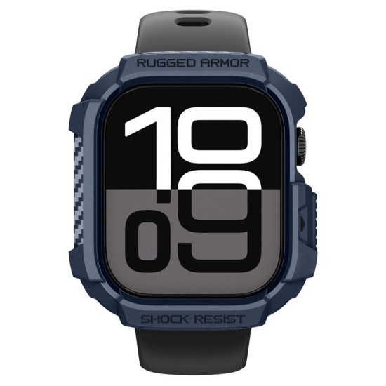 SPIGEN Carcasă Protecție Rugged Armor 2 Apple Watch 42/41/40/38mm (Seria 11/SE), Bleumarin (Audi, ACS10492) by www.silkase.ro