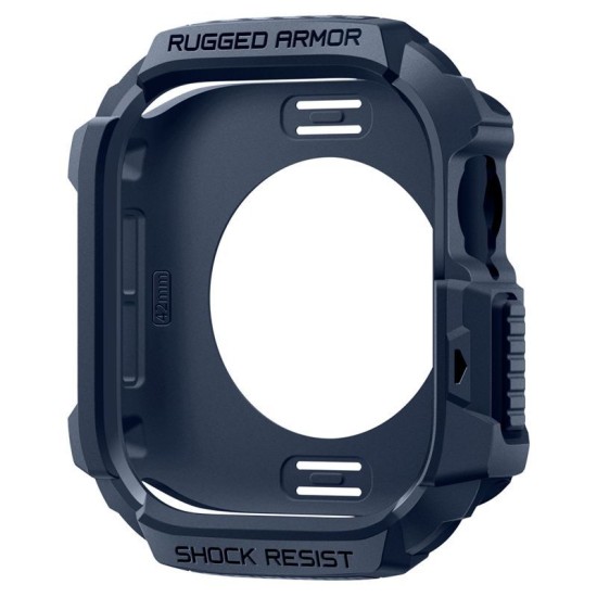 SPIGEN Carcasă Protecție Rugged Armor 2 Apple Watch 42/41/40/38mm (Seria 11/SE), Bleumarin (Audi, ACS10492) by www.silkase.ro