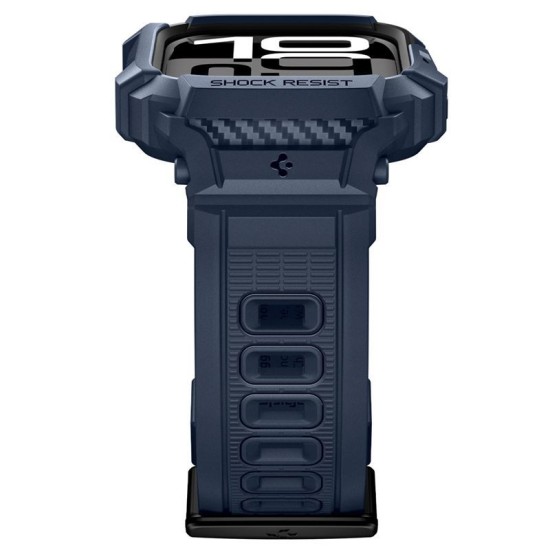 SPIGEN Husă cu Curea Rugged Armor Pro 2 Apple Watch 42/41/40/38mm (Seria 11/SE), Bleumarin (Audi, ACS10495) by www.silkase.ro