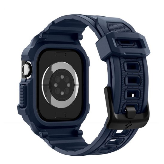 SPIGEN Husă cu Curea Rugged Armor Pro 2 Apple Watch 42/41/40/38mm (Seria 11/SE), Bleumarin (Audi, ACS10495) by www.silkase.ro
