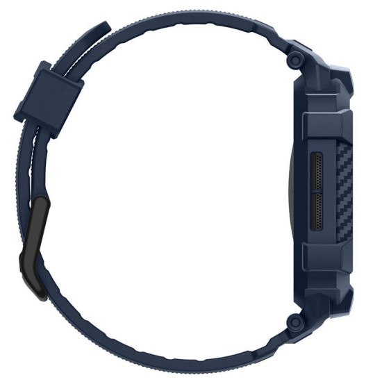 SPIGEN Husă cu Curea Rugged Armor Pro 2 Apple Watch 42/41/40/38mm (Seria 11/SE), Bleumarin (Audi, ACS10495) by www.silkase.ro