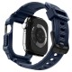 SPIGEN Husă cu Curea Rugged Armor Pro 2 Apple Watch 42/41/40/38mm (Seria 11/SE), Bleumarin (Audi, ACS10495) by www.silkase.ro