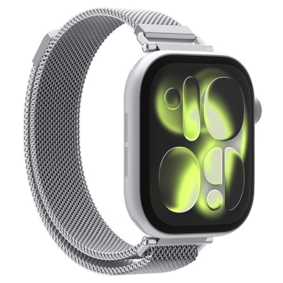 Curea Metalică Spigen pentru Apple Watch 42mm / 41mm / 40mm, Silver Curea Metalică Spigen pentru Apple Watch 42mm / 41mm / 40mm, Silver (Curele Ceas, AMP10498) by www.silkase.ro