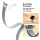 Curea Metalică Spigen pentru Apple Watch 42mm / 41mm / 40mm, Silver Curea Metalică Spigen pentru Apple Watch 42mm / 41mm / 40mm, Silver (Curele Ceas, AMP10498) by www.silkase.ro
