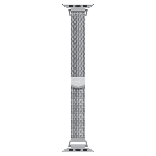 Curea Metalică Spigen pentru Apple Watch 42mm / 41mm / 40mm, Silver Curea Metalică Spigen pentru Apple Watch 42mm / 41mm / 40mm, Silver (Curele Ceas, AMP10498) by www.silkase.ro
