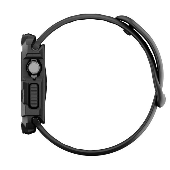 SPIGEN Carcasă Protecție Rugged Armor 2 Apple Watch 49/46/45/44mm (Ultra 3-1/Seria 11), Negru Mat (Audi, ACS10499) by www.silkase.ro