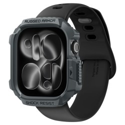 SPIGEN Carcasă Protecție Rugged Armor 2 Apple Watch 49/46/45/44mm (Ultra 3-1/Seria 11), Gri Închis