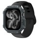 SPIGEN Carcasă Protecție Rugged Armor 2 Apple Watch 49/46/45/44mm (Ultra 3-1/Seria 11), Gri Închis (Audi, ACS10500) by www.silkase.ro