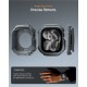SPIGEN Carcasă Protecție Rugged Armor 2 Apple Watch 49/46/45/44mm (Ultra 3-1/Seria 11), Gri Închis (Audi, ACS10500) by www.silkase.ro