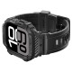 SPIGEN Husă cu Curea Rugged Armor Pro 2 Apple Watch 49/46/45/44mm (Ultra 3-1/Seria 11), Negru Mat (Audi, ACS10503) by www.silkase.ro