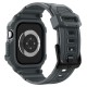 Husa cu curea Spigen Rugged Armor Pro 2 pentru Apple Watch 11 46mm, gri inchis (Spigen, Ingredi) by www.silkase.ro SPIGEN Husă cu Curea Rugged Armor Pro 2 Apple Watch 49/46/45/44mm (Ultra 3-1/Seria 11), Gri Închis (Audi, ACS10504) by www.silkase.ro