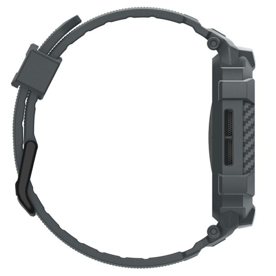 Husa cu curea Spigen Rugged Armor Pro 2 pentru Apple Watch 11 46mm, gri inchis (Spigen, Ingredi) by www.silkase.ro SPIGEN Husă cu Curea Rugged Armor Pro 2 Apple Watch 49/46/45/44mm (Ultra 3-1/Seria 11), Gri Închis (Audi, ACS10504) by www.silkase.ro