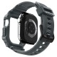Husa cu curea Spigen Rugged Armor Pro 2 pentru Apple Watch 11 46mm, gri inchis (Spigen, Ingredi) by www.silkase.ro SPIGEN Husă cu Curea Rugged Armor Pro 2 Apple Watch 49/46/45/44mm (Ultra 3-1/Seria 11), Gri Închis (Audi, ACS10504) by www.silkase.ro