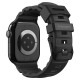 Curea Spigen Silicone Band pentru Apple Watch 49mm/46mm/45mm/44mm, Black (Curele Ceas, AMP10508) by www.silkase.ro