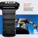 Curea Spigen Silicone Band pentru Apple Watch 49mm/46mm/45mm/44mm, Black (Curele Ceas, AMP10508) by www.silkase.ro