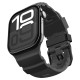 Curea Spigen Silicone Band pentru Apple Watch 49mm/46mm/45mm/44mm, Black (Curele Ceas, AMP10508) by www.silkase.ro