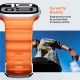 Curea Spigen Silicone Band pentru Apple Watch 49mm / 46mm / 45mm / 44mm, Portocaliu (Ingredi, AMP10509) by www.silkase.ro