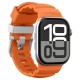 Curea Spigen Silicone Band pentru Apple Watch 49mm / 46mm / 45mm / 44mm, Portocaliu (Ingredi, AMP10509) by www.silkase.ro
