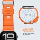 Curea Spigen Silicone Band pentru Apple Watch 49mm / 46mm / 45mm / 44mm, Portocaliu (Ingredi, AMP10509) by www.silkase.ro