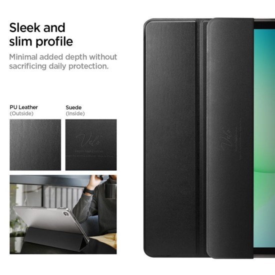 Husă Protecție Spigen Smart Fold pentru Samsung Galaxy Tab A11+ (2025) și Galaxy Tab A9+ (2023), Black Husă Protecție Spigen Smart Fold pentru Samsung Galaxy Tab A11+ (2025) și Galaxy Tab A9+ (2023), Black (Ingredi, ACS10553) by www.silkase.ro