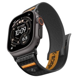 Curea Spigen Athlex Air 2 Active pentru Apple Watch 49/46/45/44mm, Black/Orange Curea Spigen Athlex Air 2 Active pentru Apple Watch 49/46/45/44mm, Black/Orange