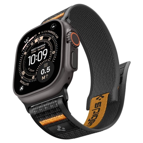 Curea Spigen Athlex Air 2 Active pentru Apple Watch 49/46/45/44mm, Black/Orange Curea Spigen Athlex Air 2 Active pentru Apple Watch 49/46/45/44mm, Black/Orange (Ingredi, AMP10607) by www.silkase.ro