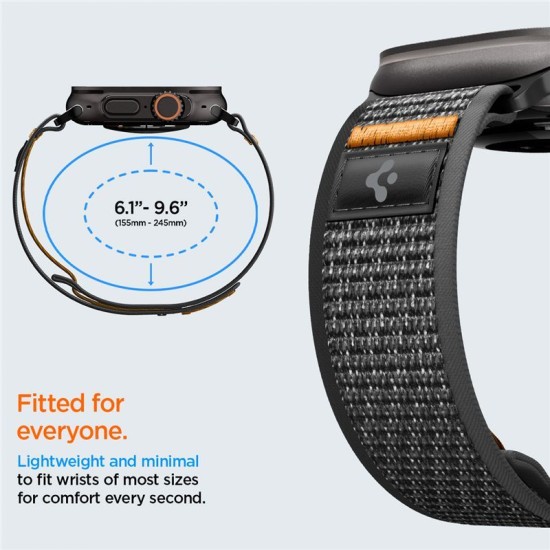 Curea Spigen Athlex Air 2 Active pentru Apple Watch 49/46/45/44mm, Black/Orange Curea Spigen Athlex Air 2 Active pentru Apple Watch 49/46/45/44mm, Black/Orange (Ingredi, AMP10607) by www.silkase.ro