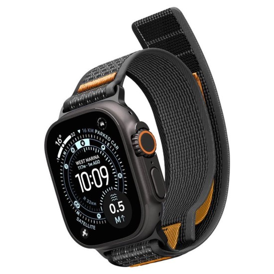 Curea Spigen Athlex Air 2 Active pentru Apple Watch 49/46/45/44mm, Black/Orange Curea Spigen Athlex Air 2 Active pentru Apple Watch 49/46/45/44mm, Black/Orange (Ingredi, AMP10607) by www.silkase.ro