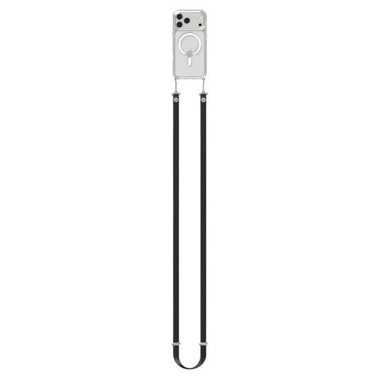 Șnur Spigen Crossbody Lanyard Strap DA30L (1 Curea + 2 Conectori), Black - iPhone 17 Șnur Spigen Crossbody Lanyard Strap DA30L (1 Curea + 2 Conectori), Black - iPhone 17 (Șnururi și Curele Telefon, AFA10614) by www.silkase.ro