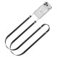 Șnur Spigen Crossbody Lanyard Strap DA30L (1 Curea + 2 Conectori), Black - iPhone 17 Șnur Spigen Crossbody Lanyard Strap DA30L (1 Curea + 2 Conectori), Black - iPhone 17 (Șnururi și Curele Telefon, AFA10614) by www.silkase.ro