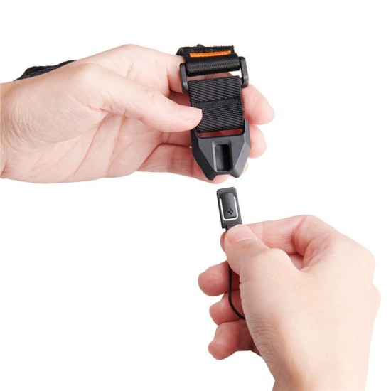 Șnur de mână universal Spigen Wrist Lanyard Strap (Strap 1P) DA30S, Negru (Încărcătoare Wireless, AFA10615) by www.silkase.ro